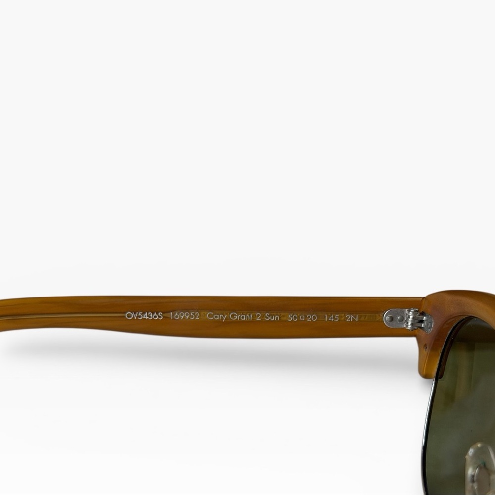 Authentic Oliver Peoples Cary Grant 2 Tortoiseshell Sunglasses Spring Polarized - Picture 8 of 13